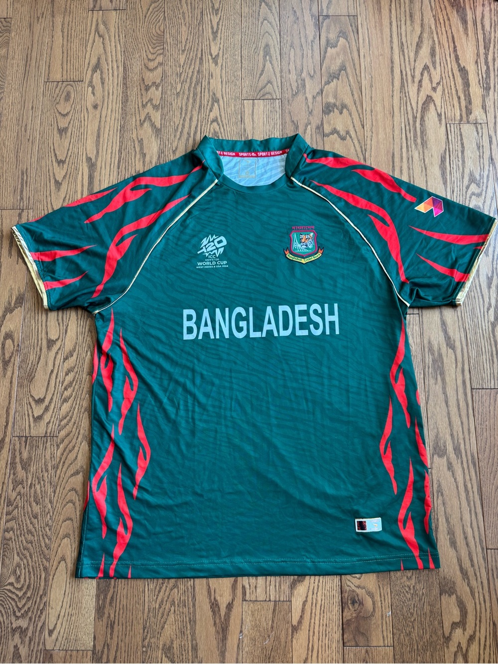 Authentic Vintage Bangladesh T20 World Cup Jersey 2024 Size 3XL